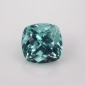 Natural Apatite 1.74 Carats Paraiba Blue Green Antique Cushion 7x7 mm Loose Gemstone - Image 5
