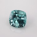 Natural Apatite 1.74 Carats Paraiba Blue Green Antique Cushion 7x7 mm Loose Gemstone - Image 2