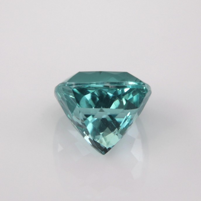 Natural Apatite 1.74 Carats Paraiba Blue Green Antique Cushion 7x7 mm Loose Gemstone - Image 4
