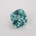 Natural Apatite 1.74 Carats Paraiba Blue Green Antique Cushion 7x7 mm Loose Gemstone - Image 6