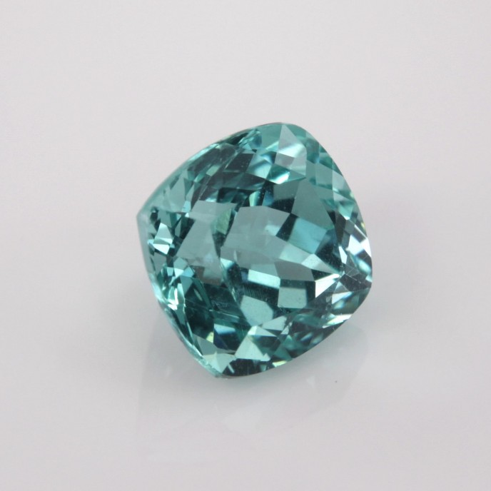 Natural Apatite 1.74 Carats Paraiba Blue Green Antique Cushion 7x7 mm Loose Gemstone - Image 6