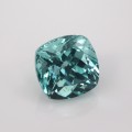 Natural Apatite 1.74 Carats Paraiba Blue Green Antique Cushion 7x7 mm Loose Gemstone - Image 1