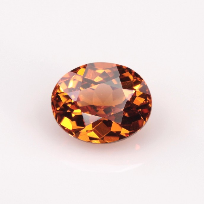 Natural Spessartite Garnet 1.69 Carats Mandarin Orange Oval 7x6 mm Loose Gemstone - Image 7