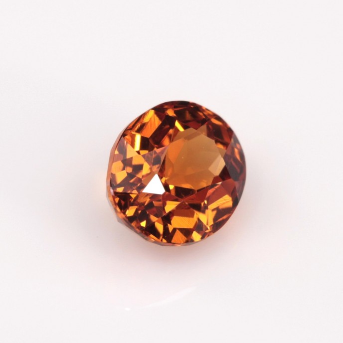 Natural Spessartite Garnet 1.69 Carats Mandarin Orange Oval 7x6 mm Loose Gemstone - Image 3