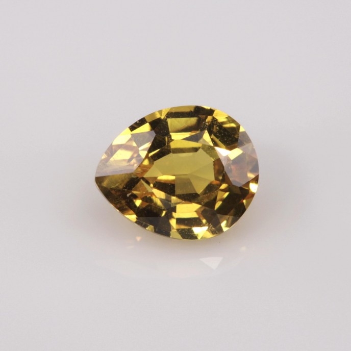 Natural Sapphire 0.88 Carats Golden Yellow Pear 6x5 mm Loose Gemstone - Image 5