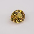 Natural Sapphire 0.88 Carats Golden Yellow Pear 6x5 mm Loose Gemstone - Image 3