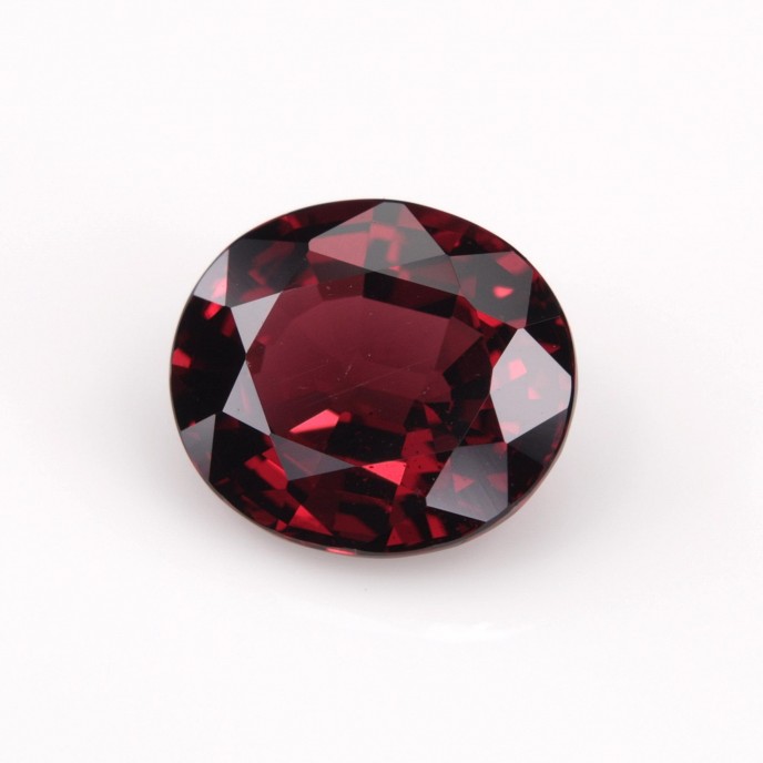 Natural Spinel 1.98 Carats Vivid Red Oval 8x7 mm Loose Gemstone - Image 2