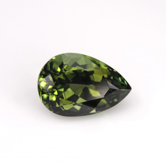 Natural Tourmaline 4.98 Carats Hunter Green Pear 12x9 mm Loose Gemstone - Image 7