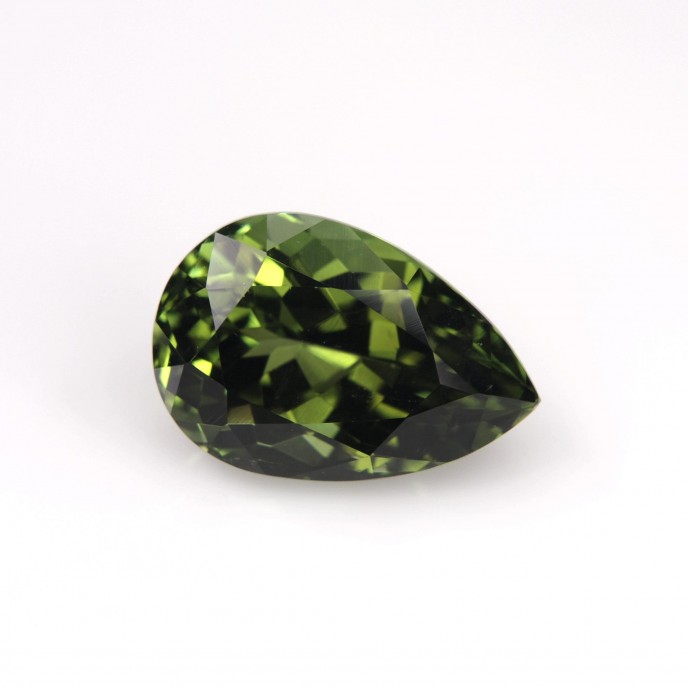 Natural Tourmaline 4.98 Carats Hunter Green Pear 12x9 mm Loose Gemstone - Image 5
