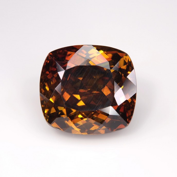 Natural Sphalerite 24.83 Carats Sunset Orange Cushion 16x15 mm Loose Gemstone - Image 5
