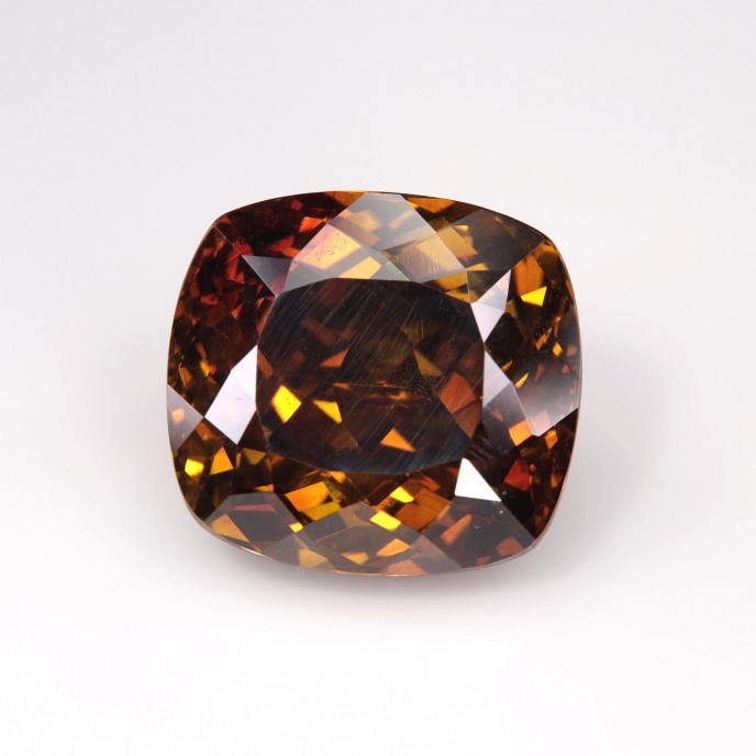 Natural Sphalerite 24.83 Carats Sunset Orange Cushion 16x15 mm Loose Gemstone - Image 3