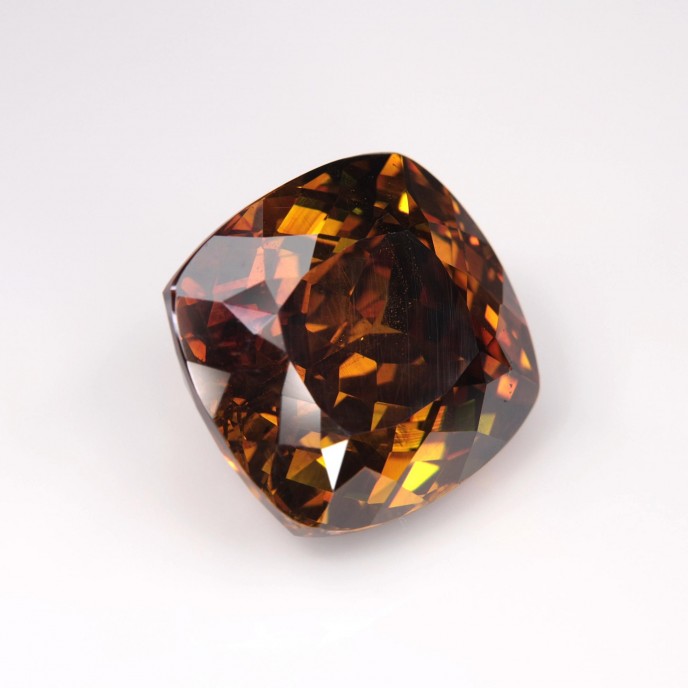 Natural Sphalerite 24.83 Carats Sunset Orange Cushion 16x15 mm Loose Gemstone - Image 6