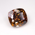 Natural Sphalerite 24.83 Carats Sunset Orange Cushion 16x15 mm Loose Gemstone - Image 1