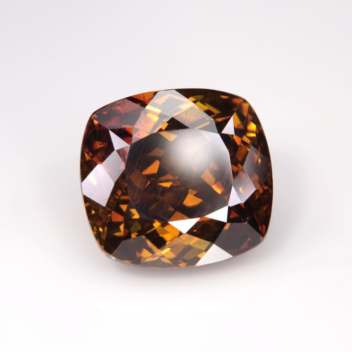 Natural Sphalerite 24.83 Carats Sunset Orange Cushion 16x15 mm Loose Gemstone - Image 7