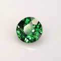 Natural Tsavorite Garnet 0.43 Carats Chrome Green Round 5x3 mm Loose Gemstone - Image 1