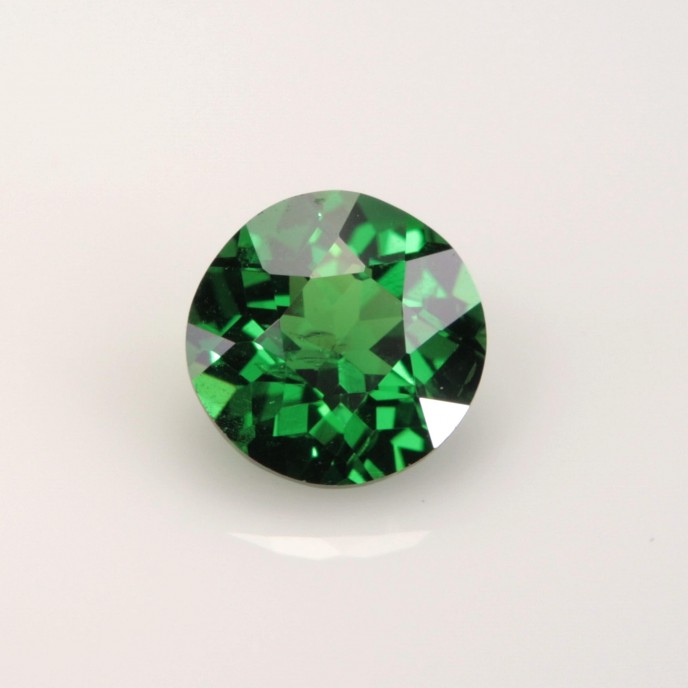 Natural Tsavorite Garnet 0.43 Carats Chrome Green Round 5x3 mm Loose Gemstone - Image 7