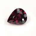 Natural Rhodolite Garnet 8.19 Carats Intense Red Pear 14x11 mm Loose Gemstone - Image 1