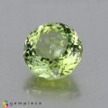 Natural Amblygonite 2.40 Carats Greenish Yellow Round 8x5 mm Loose Gemstone - Image 2