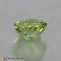 Natural Amblygonite 2.40 Carats Greenish Yellow Round 8x5 mm Loose Gemstone - Image 3