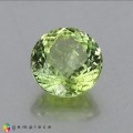 Natural Amblygonite 2.40 Carats Greenish Yellow Round 8x5 mm Loose Gemstone - Image 1