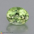 Natural Amblygonite 1.96 Carats Yellowish Green Oval 9x7 mm Loose Gemstone - Image 1