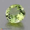 Natural Amblygonite 2.31 Carats Yellowish Green Round 8x5 mm Loose Gemstone - Image 2