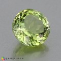 Natural Amblygonite 2.31 Carats Yellowish Green Round 8x5 mm Loose Gemstone - Image 4