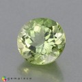 Natural Amblygonite 1.82 Carats Yellowish Green Round 8x5 mm Loose Gemstone - Image 2