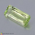 Natural Amblygonite 2.09 Carats Yellowish Green Emerald Cut 12x5 mm Loose Gemstone - Image 2