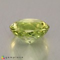 Natural Amblygonite 2.59 Carats Yellowish Green Round 9x5 mm Loose Gemstone - Image 4