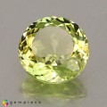 Natural Amblygonite 2.59 Carats Yellowish Green Round 9x5 mm Loose Gemstone - Image 5