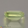 Natural Amblygonite 2.31 Carats Yellowish Green Emerald Cut 9x7 mm Loose Gemstone - Image 3