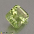 Natural Amblygonite 2.31 Carats Yellowish Green Emerald Cut 9x7 mm Loose Gemstone - Image 4
