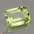 Natural Amblygonite 2.31 Carats Yellowish Green Emerald Cut 9x7 mm Loose Gemstone - Image 5