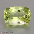 Natural Amblygonite 1.63 Carats Yellowish Green Cushion 9x6 mm Loose Gemstone - Image 1