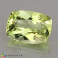 Natural Amblygonite 1.63 Carats Yellowish Green Cushion 9x6 mm Loose Gemstone - Image 2