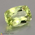 Natural Amblygonite 1.63 Carats Yellowish Green Cushion 9x6 mm Loose Gemstone - Image 5
