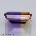 Natural Ametrine 33.51 Carats Purple To Golden Yellow Emerald Cut 22x17 mm Loose Gemstone - Image 3