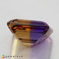 Natural Ametrine 35.61 Carats Purple To Golden Yellow Emerald Cut 21x19 mm Loose Gemstone - Image 3
