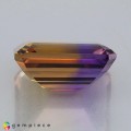 Natural Ametrine 36.95 Carats Purple To Golden Yellow Emerald Cut 23x19 mm Loose Gemstone - Image 3
