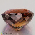 Natural Ametrine 88.61 Carats Purple To Golden Yellow Round 28x19 mm Loose Gemstone - Image 4