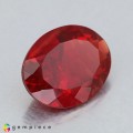 Natural Andesine 1.86 Carats Blood Red Oval 10x8 mm Loose Gemstone - Image 4
