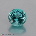 Natural Apatite 1.82 Carats Paraiba Blue Green Round 7x7 mm Loose Gemstone - Image 1