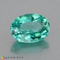 Natural Apatite 1.96 Carats Paraiba Blue Green Oval 9x7 mm Loose Gemstone - Image 4