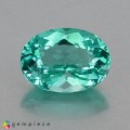 Natural Apatite 1.96 Carats Paraiba Blue Green Oval 9x7 mm Loose Gemstone - Image 1