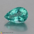 Natural Apatite 3.94 Carats Paraiba Blue Green Pear 12x8 mm Loose Gemstone - Image 3