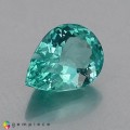 Natural Apatite 3.94 Carats Paraiba Blue Green Pear 12x8 mm Loose Gemstone - Image 4