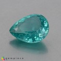 Natural Apatite 2.35 Carats Paraiba Blue Green Pear 10x8 mm Loose Gemstone - Image 2