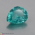 Natural Apatite 2.35 Carats Paraiba Blue Green Pear 10x8 mm Loose Gemstone - Image 4