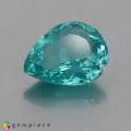 Natural Apatite 2.35 Carats Paraiba Blue Green Pear 10x8 mm Loose Gemstone - Image 1